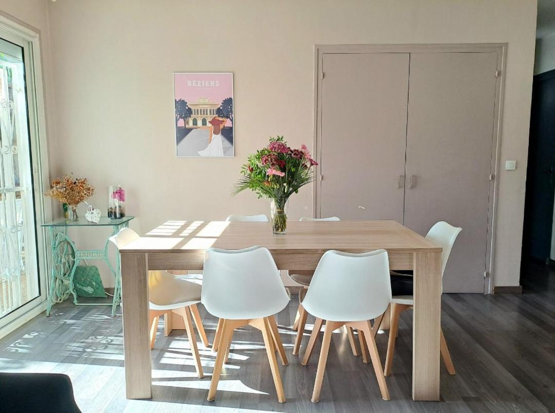 Le Ces-Spacieuse Maison - Wifi Jardin - Parking Gratuit - 15Min Des Plages Beziers Exterior photo
